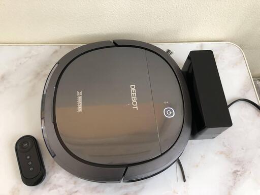 【美品】ECOVACS ロボット掃除機 水拭き DEEBOT OZMO Slim10 DK3G ●NOE7088　エコバックス 薄型設計 厚さ5.7cm