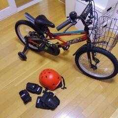 【ネット決済】子供用 自転車 18インチ 補助輪付き KENT ...