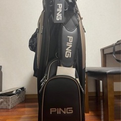 【ネット決済】Pingキャディーバック新品売ります！