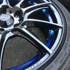ホイール wedssport SA-25R 17/7.5j/45 1本ガリ傷あり