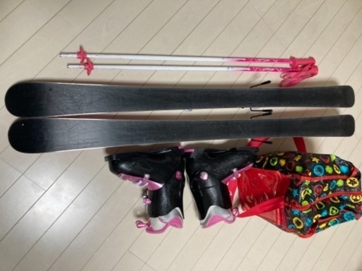 ジュニアスキー セット ブーツケース付 Rossignol アルペンスキー