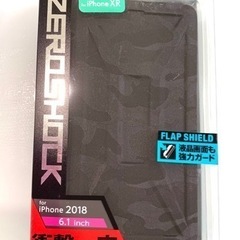 ★新品★iPhoneXR用スマホケース カモフラ(ブラック)