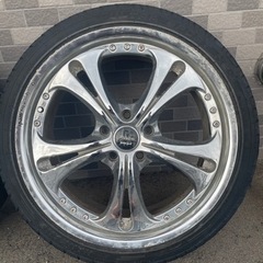 札幌　Kerberos2 19インチ8jj アルミホイールセット　オデッセイ等ホンダ車にオススメ！