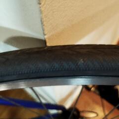 ロードバイク、タイヤ、チューブ新品交換済(別売でオマケサイクルメーター、携帯空気入、スタンド、整備済)