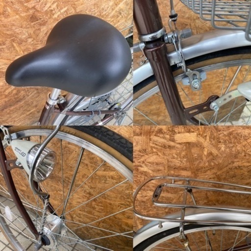 SAKAMOTO ALUMAIN アルマイン 軽量アルミフレームシティサイクル26