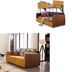 ソファベッド　ソファ　ベッド　２段式　３台