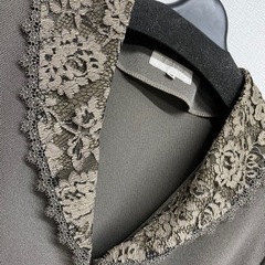 ロングスカート セットアップ  グレー　M〜L 9号〜11号 秋冬　グレー　黒