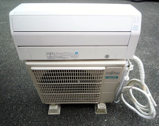 動作・状態良好 2018年製 富士通ゼネラル nocria AS-A567H2 ルームエアコン 18畳用 200V ポンプダウン済FUJITSU エアコン AS-C288H 室外機 AO-C288 2018年