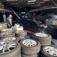 スタッドレスタイヤ、交換、ホイール付き、安い、早い