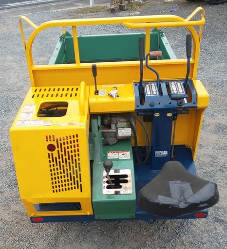 鹿児島発 油圧ダンプ セル始動築水キャニコムガソリンエンジン