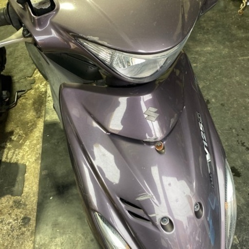 SUZUKI アドレスv125s セル始動 実動 125cc ピンクナンバー スクーター