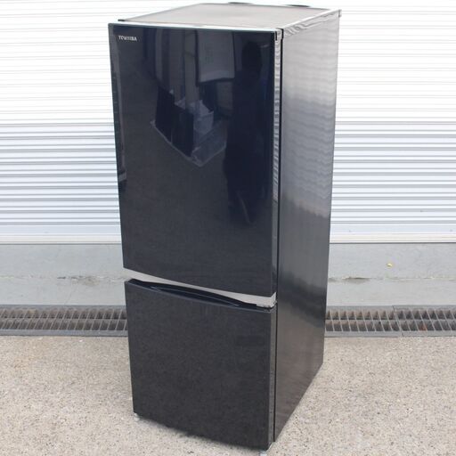 T222) 東芝 2ドア 153L 2018年製 GR-M15BS TOSHIBA 耐熱テーブル ノンフロン冷凍冷蔵庫 冷蔵庫 単身 一人暮らし 家電 キッチン