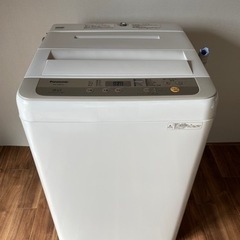 【🉐高年式❣️美品✨】5キロ 簡易乾燥機能付洗濯機　Panaso...