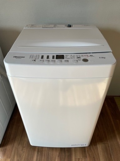 ★お取引決定致しました❣️【極美品✨2021年製❣】　5.5キロ 簡易乾燥機能付洗濯機　Hisense ハイセンス