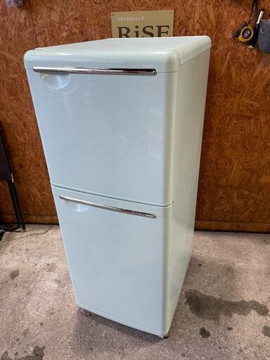 R1002　東芝　１３７L　2ドア冷蔵庫　ミントグリーン