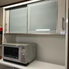 【ネット決済】ニトリキッチンボード　ポスティア120KB WH　食器棚