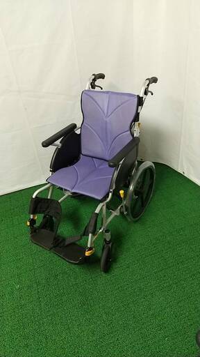 松永製作所　介助式車椅子　ネクストコアNEXT-21B(シート他社品、洗浄済み)