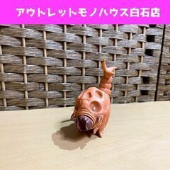 当時物 海洋堂 モスラ 幼虫 ソフビ まめモデル 全長約10cm...