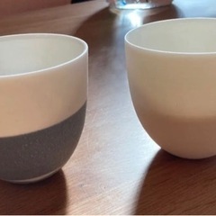 TOU-GLASS CUP　陶グラス カップ　ペアセット