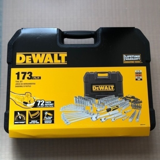 【新品・未使用】DEWALT デウォルト　工具セット　173pcs  (^^)