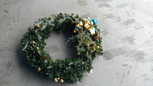 クリスマスリース青ライト 70センチ マリン 那覇のその他の中古あげます 譲ります ジモティーで不用品の処分