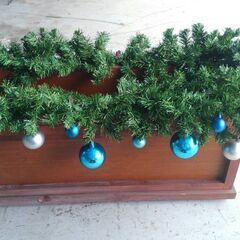 クリスマスリース木箱（4個セット）