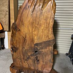 ファッションの 購入50万円！欅 衝立 幅96×奥行60×高さ140cm 間仕切り 立体・オブジェ