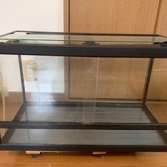 爬虫類 亀 カメ 飼育ケース ガラス製 Rebro600 ジャンク