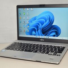 中古軽量 ノートPC 先取り 最新OS Windows11 富士通 S936/M 高