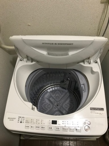 2018年製　シャープ洗濯機7kgクラス（中古）
