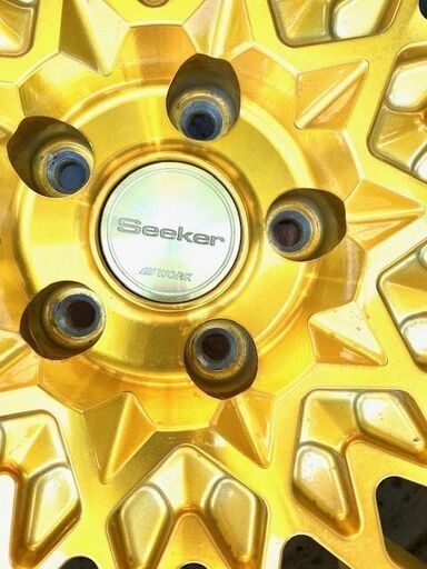 WORKS Gran Seeker CCX グランシーカー ホイール 19インチ 車 インペリアルゴールド セット