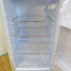 配達設置無料！ 2020年製 レトロデザイン オフホワイト 冷蔵庫 (KL19)