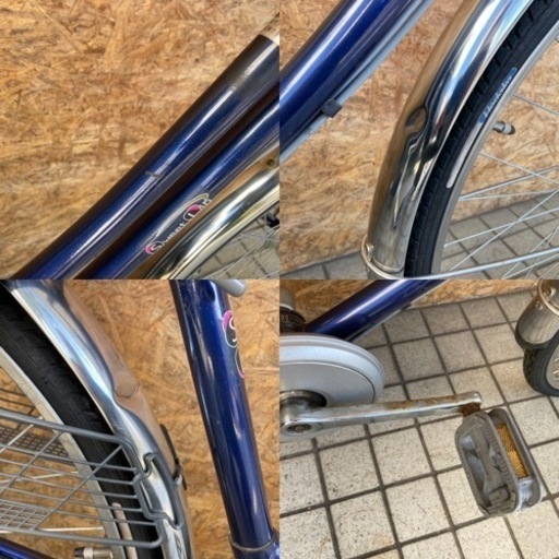 shikishima SWEET LIB 日本製 シティサイクル26インチ 内装3段ギアお