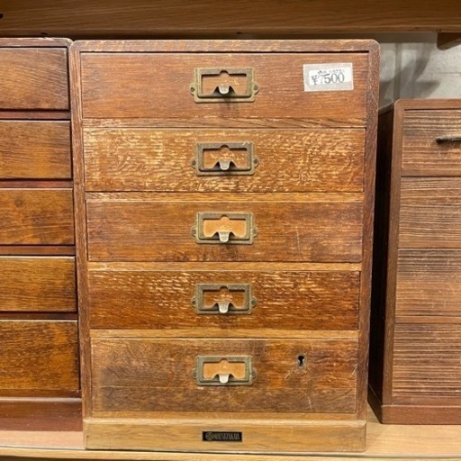 ヴィンテージ 小引き出し・電材パーツ入れ