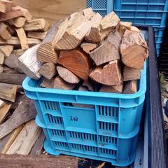 ○引取限定○広葉樹 ほぼ カシ 未乾燥 規格外 薪 0.87㎥に山盛り