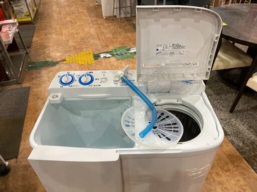 【愛品館市原店】AQUA 2019年製 5.0kg 二層式洗濯機 AQW-N50【愛市I4S029929-104】