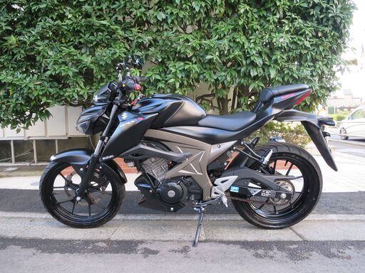 スズキ　GSX-S125　ABS付　中古実働美車　オイル交換後渡し　バッテリーフル充電済み　カスタムミラー　ナンバー登録書類付き スズキ GSX-S125 ABS付 中古実働美車 オイル交換後渡し バッテリーフル