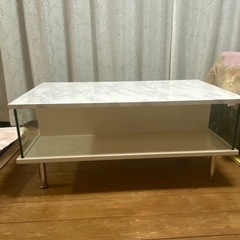 ソファ用　白いテーブル