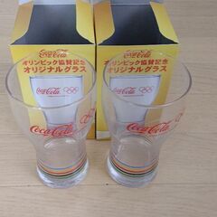 未使用　4個セット　コカ・コーラ　オリンピック協賛グラス