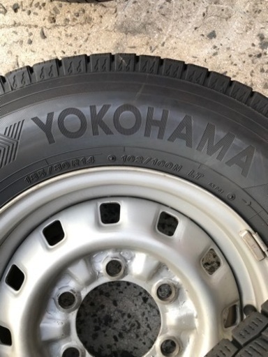 いすず　エルフ　スタッドレスホイールセット　中古6本