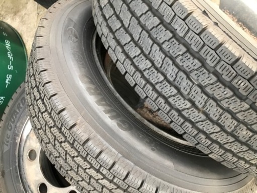 いすず　エルフ　スタッドレスホイールセット　中古6本