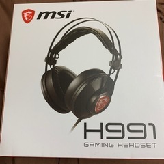【完全新品未開封】MSI製H991 GamingHeadSet、...