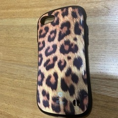 iphone iface 8用　ヒョウ柄プリント