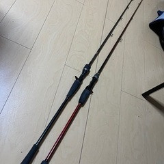 タイラバ　リール　ロッド　2セット　紅牙　炎月　daiwa shimano
