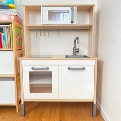 【ネット決済】【美品】IKEA おままごとキッチン 食器棚