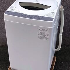㉞【税込み】美品 東芝 5kg 全自動洗濯機 AW-5G6 19...