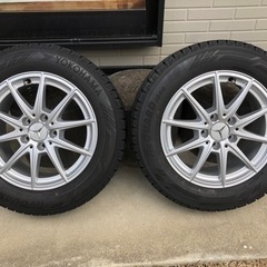 ⭐️メルセデスベンツBクラスで使用⭐️スタッドレスホイールセット バリ山美品