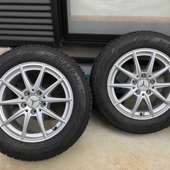 ⭐️メルセデスベンツBクラスで使用⭐️スタッドレスホイールセット バリ山美品