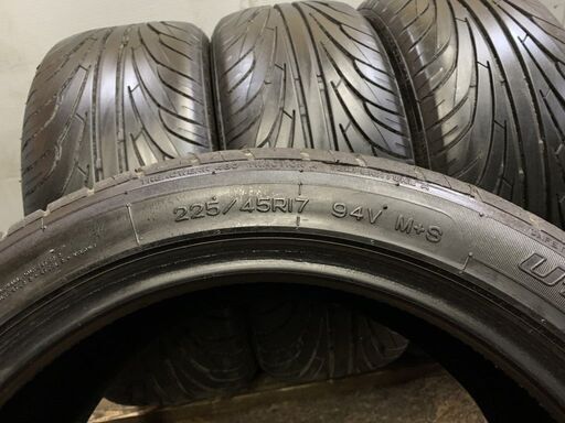 NANKANG ULTRA SPORT NS-Ⅱ 225/45R17 17インチ 夏タイヤ 4本 バリ溝 