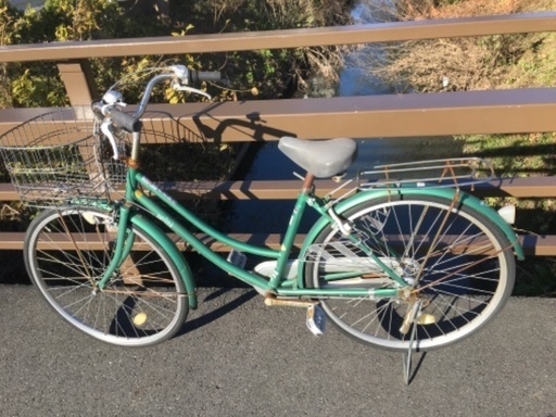 (chariyoshy 出品)26インチ　グリーン　3段ギア
